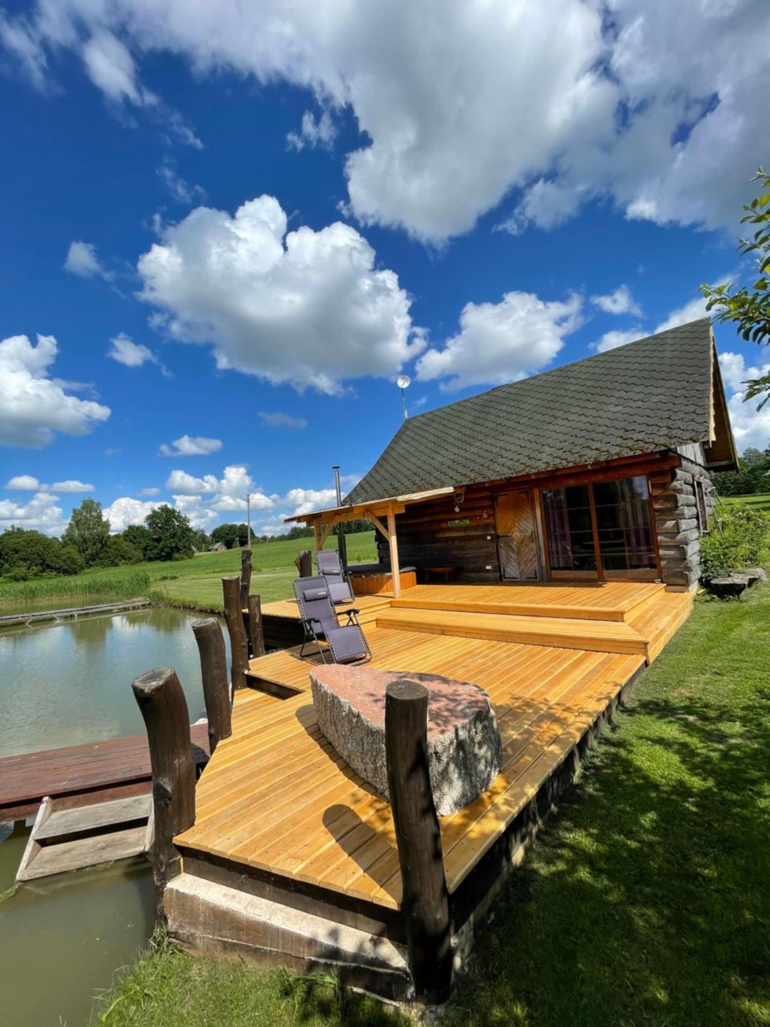 Villa Gintaro Pirtele Lazdijai Esterno foto